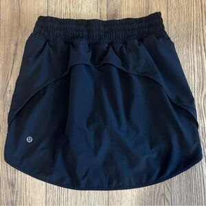 Lululemon Hotty Hot High Rise Skirt Skort In Black Size 4